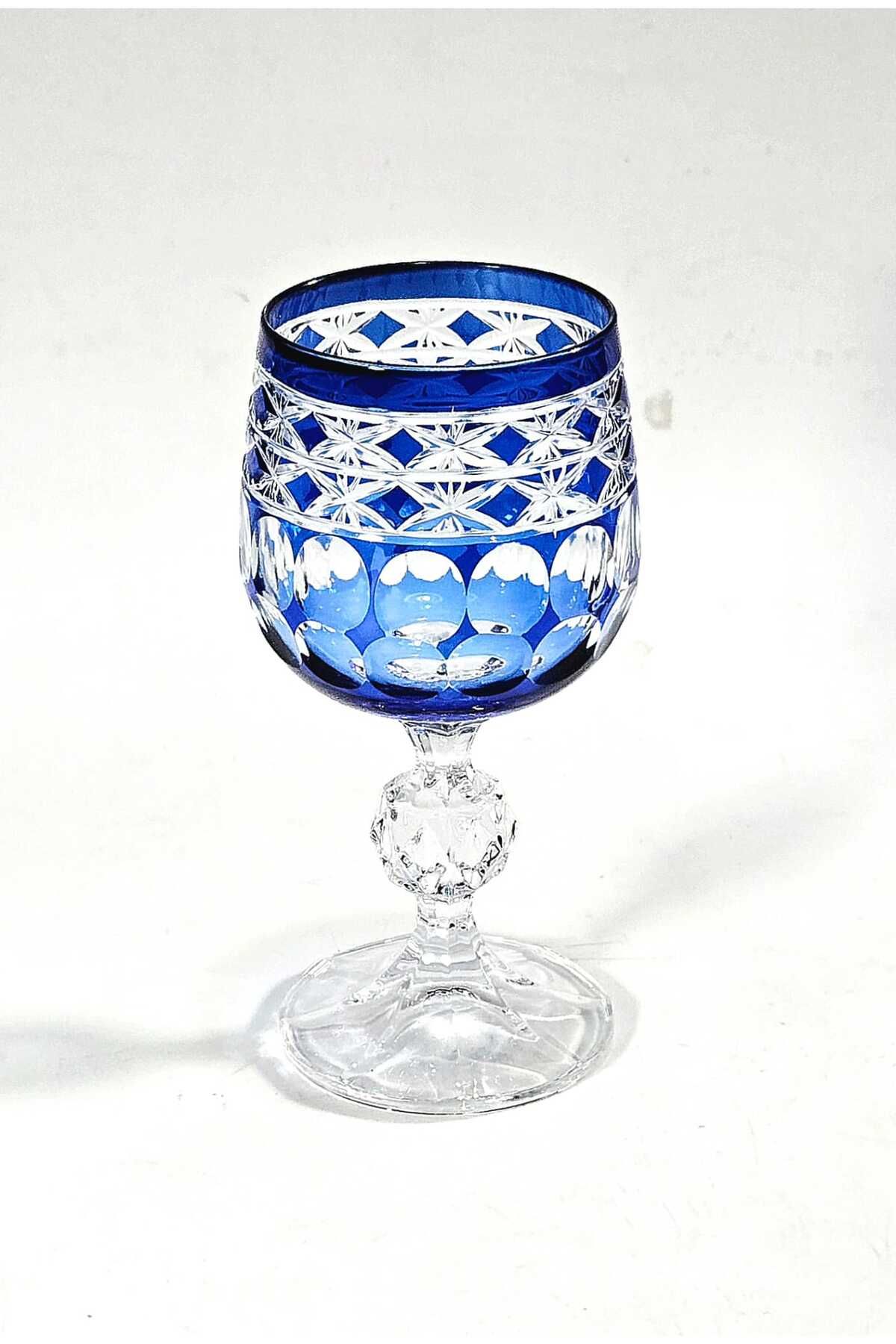 El Yapımı Kristal Haven Desen Bardak