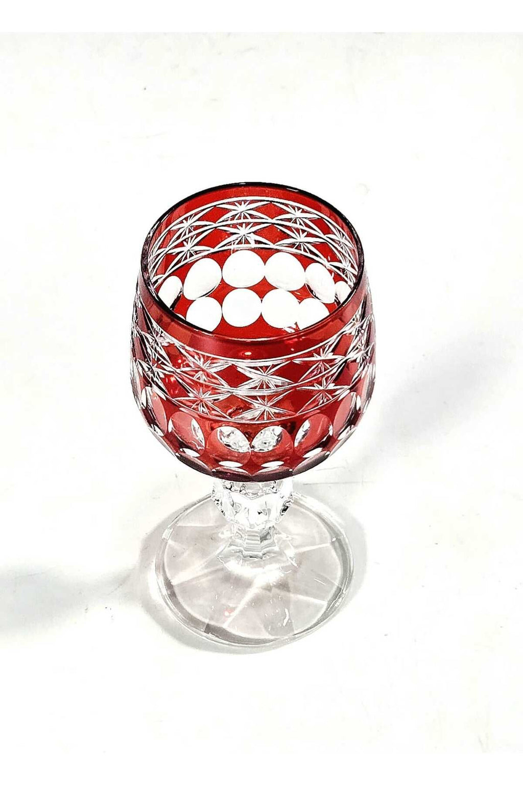 El Yapımı Bohemia Crystal Haven Desen Özel Tasarım Su Bardağı 1 Adet