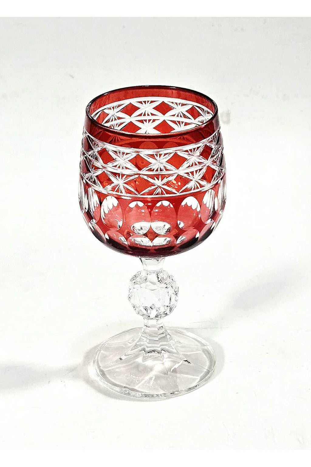 El Yapımı Bohemia Crystal Haven Desen Özel Tasarım Su Bardağı 1 Adet