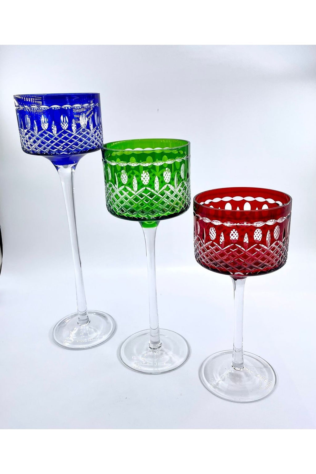 3’lü Kristal Renkli Mumluk