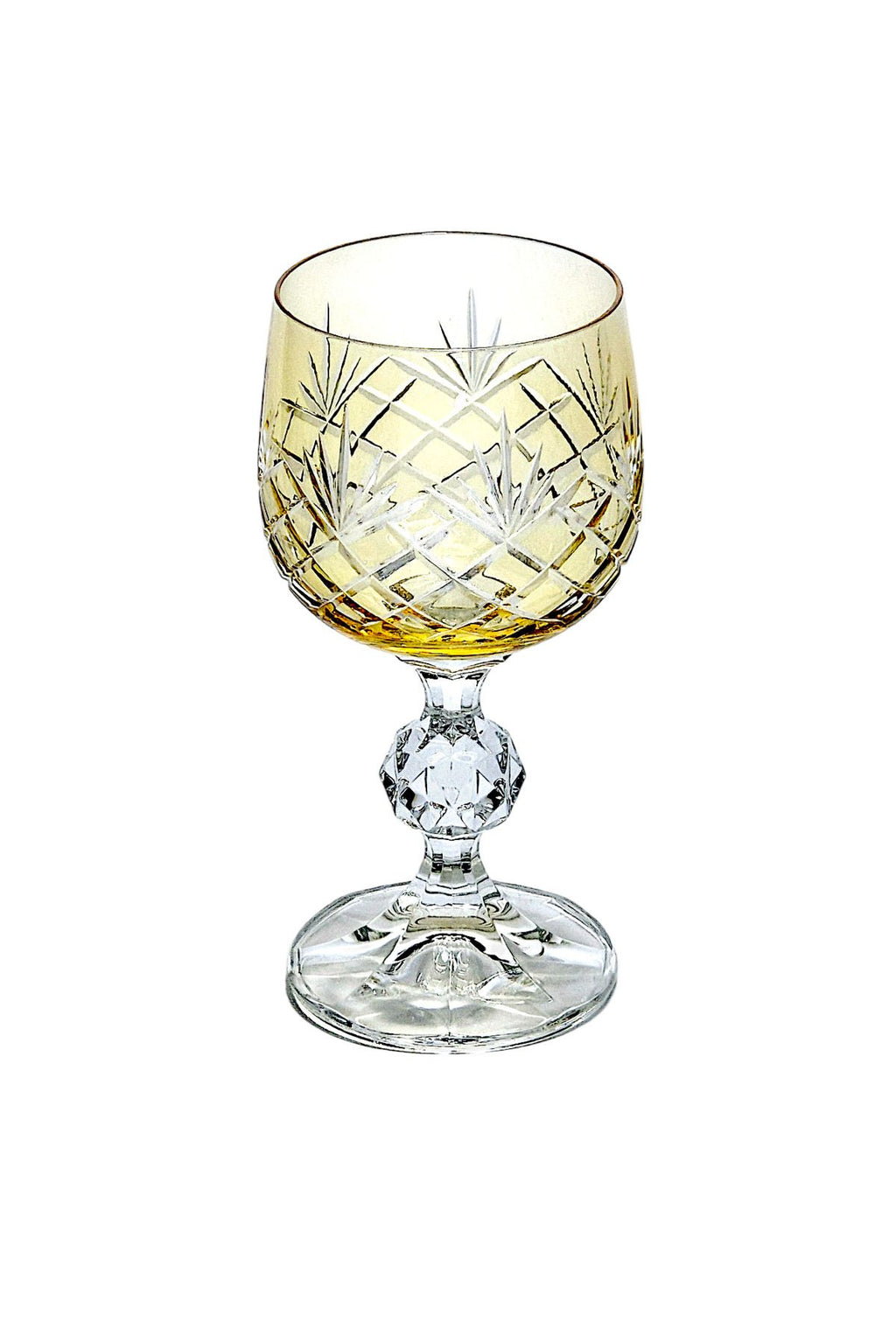 Bohemia Kristal Püskül Desenli Kristal Ayaklvıkahve Yanı Lüks Bardakv150ml
