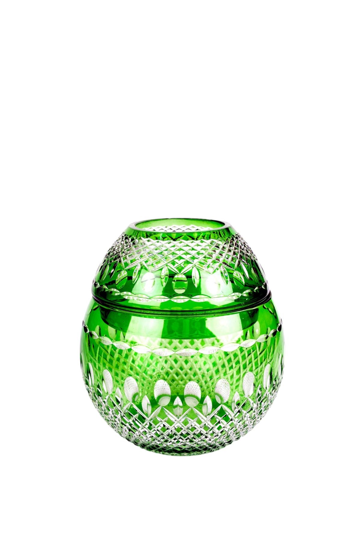 El İşçiliği Kesme kristal Üzüm Desen Büyük Kapaklı Peçetelik Mumluk Ürün ikincil görseli