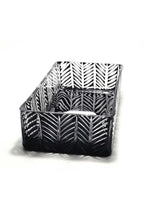 El Yapımı Kristal Paris Desenli Baton Dekoratif Sunumluk Sofra Sunum Kasesi