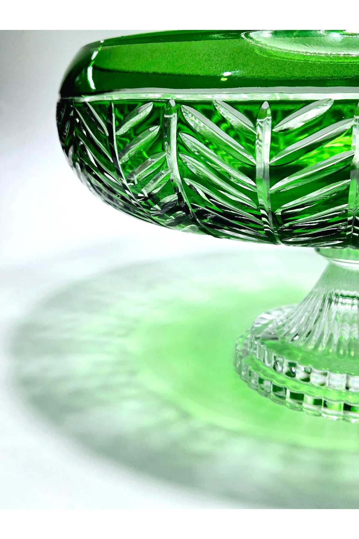 28cm Kristal Dekor Kase Paris Sofra Sunum Kasesi