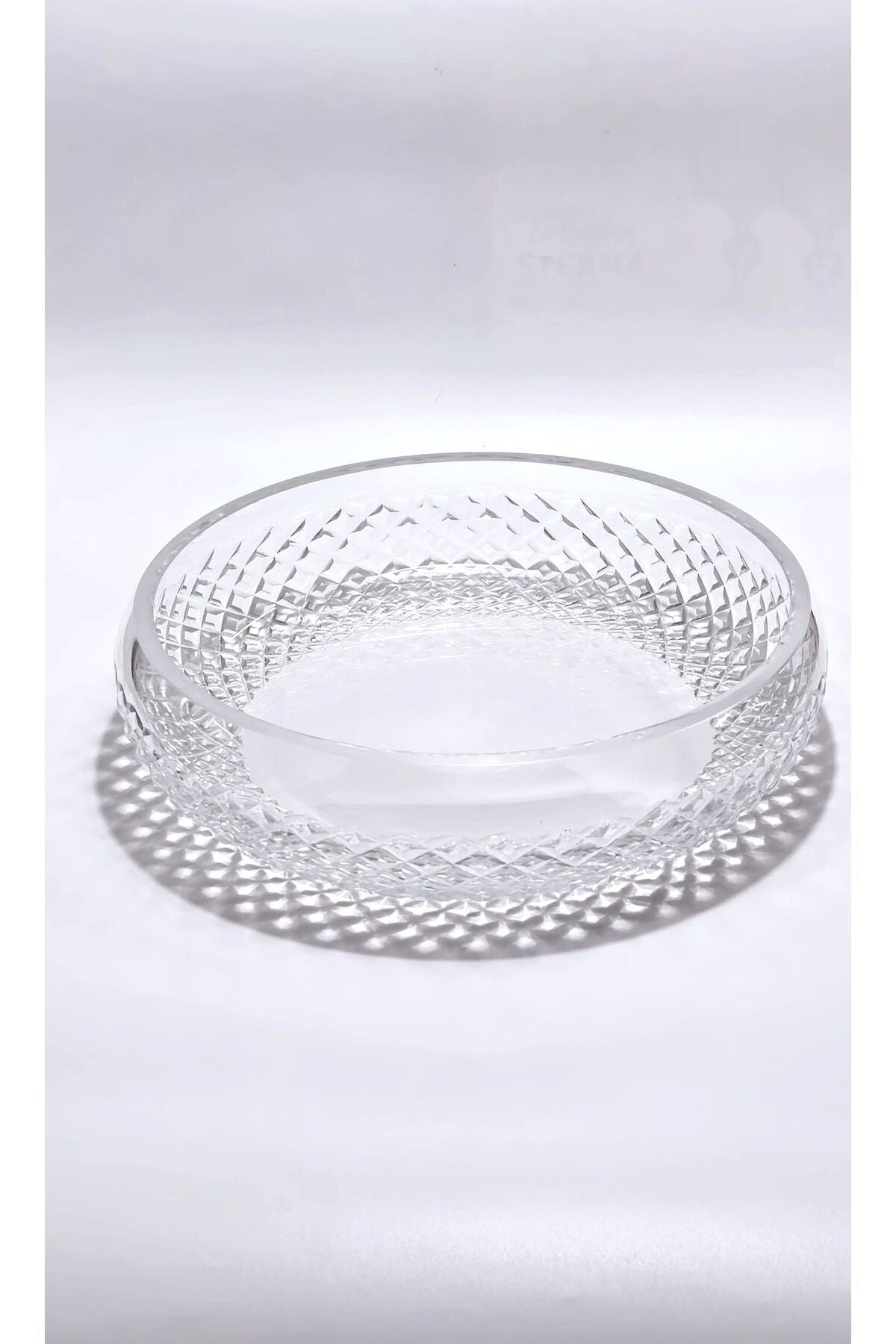 28CM Karizma Meyvelik Sunumluk Lüks Kesme Kristal