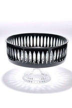 KRİSTAL KESME DEKOR SOFRA KASE SUNUMLUK MEYVELİK 25CM