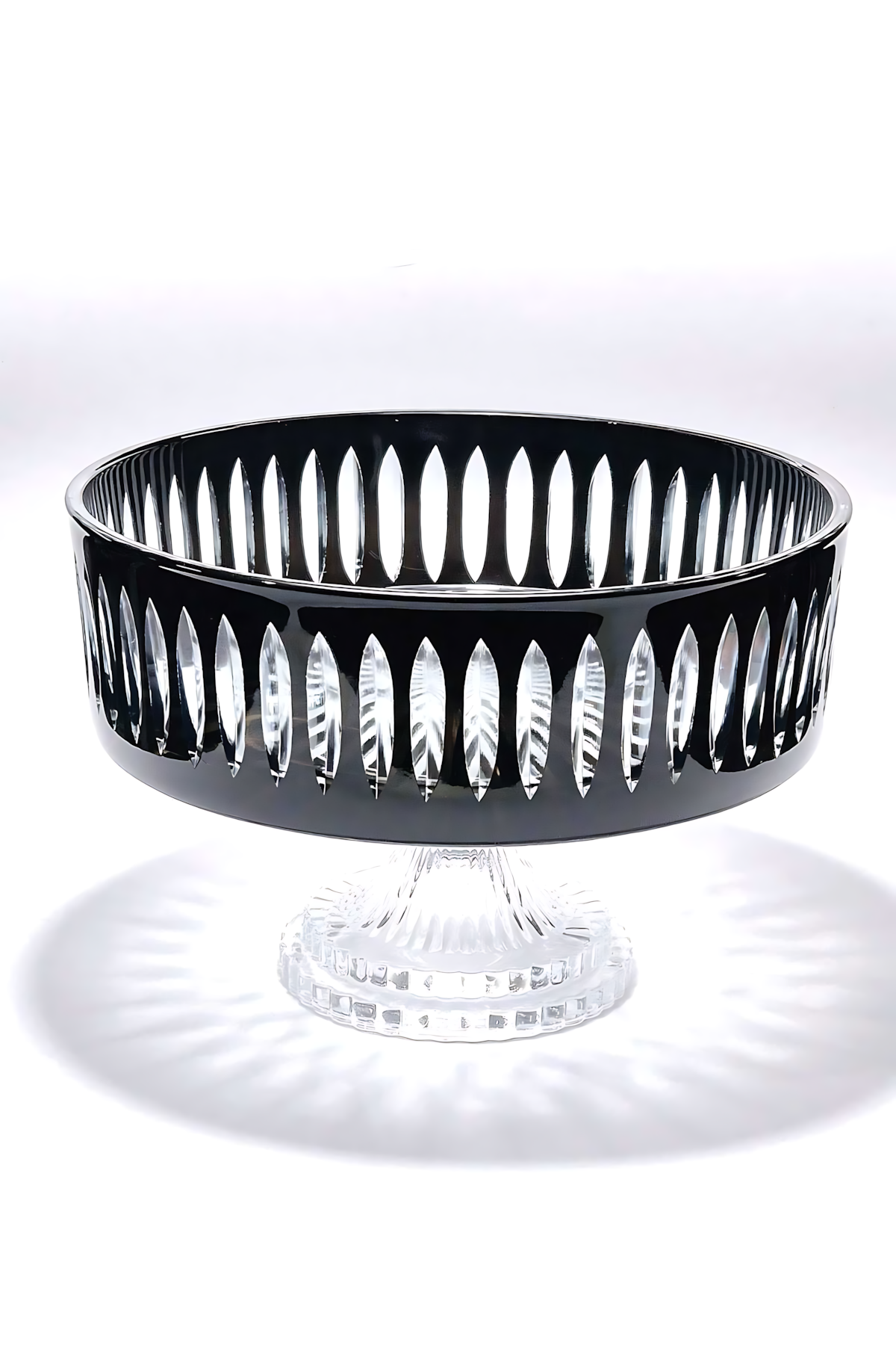 Kristal Kesme Dekor Sofra Kase Sunumluk Meyvelik 25cm