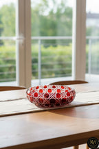 28cm Kristal Dekor Petek Sofra Sunum Kasesi