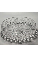 El Yapımı Kristal Palm Desenli 28 Cm Dekoratif Sunumluk Kase