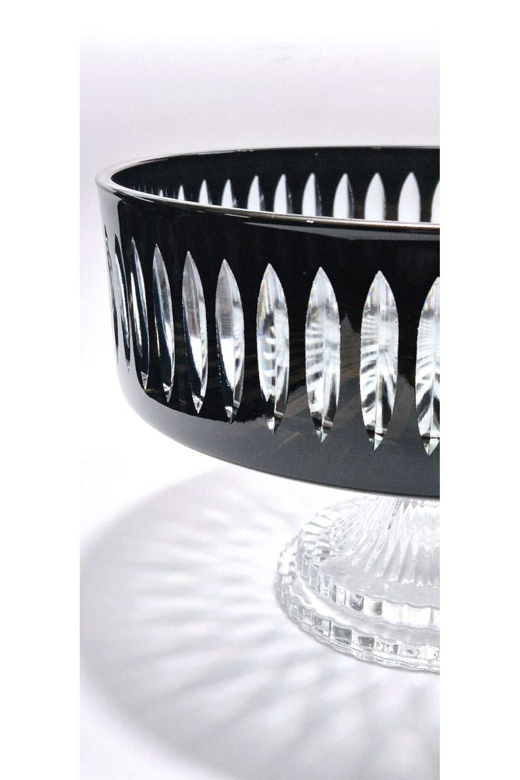 KRİSTAL KESME DEKOR SOFRA KASE SUNUMLUK MEYVELİK 25CM