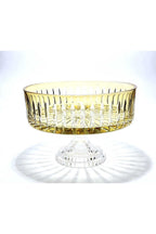 KRİSTAL KESME DEKOR SOFRA KASE SUNUMLUK MEYVELİK 25CM