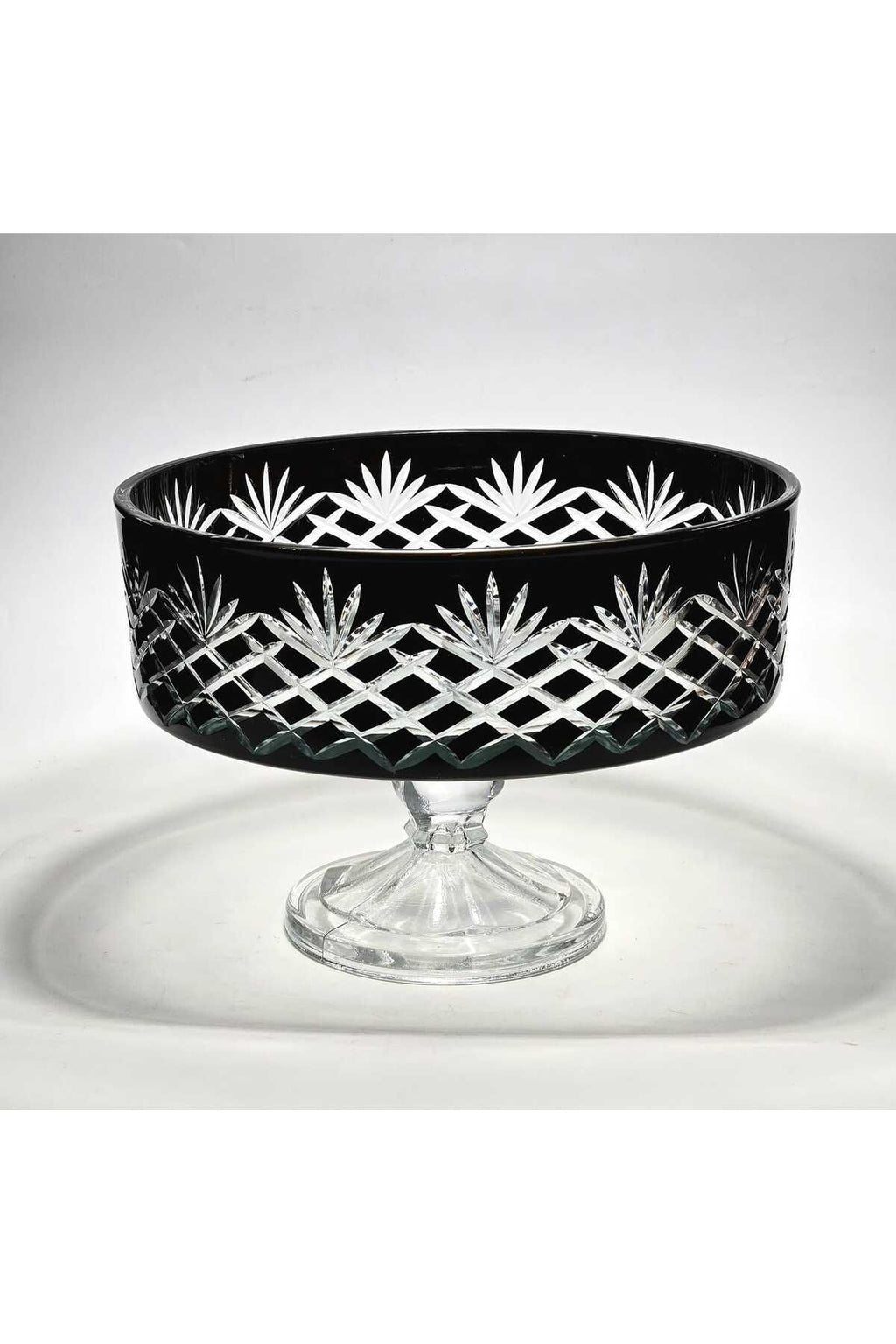 El Yapımı Kristal 25 Cm Püskül Desenli Meyvelik Dekoratif Sunumluk Kase