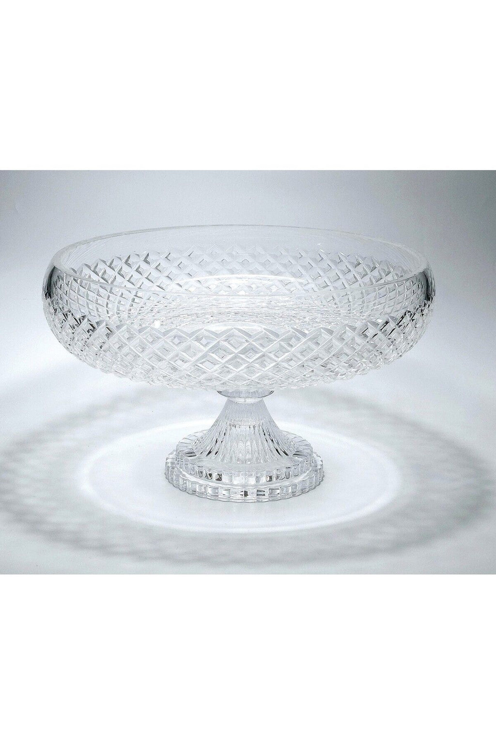 28CM Karizma Ayaklı Meyvelik Sunumluk Lüks Kesme Kristal