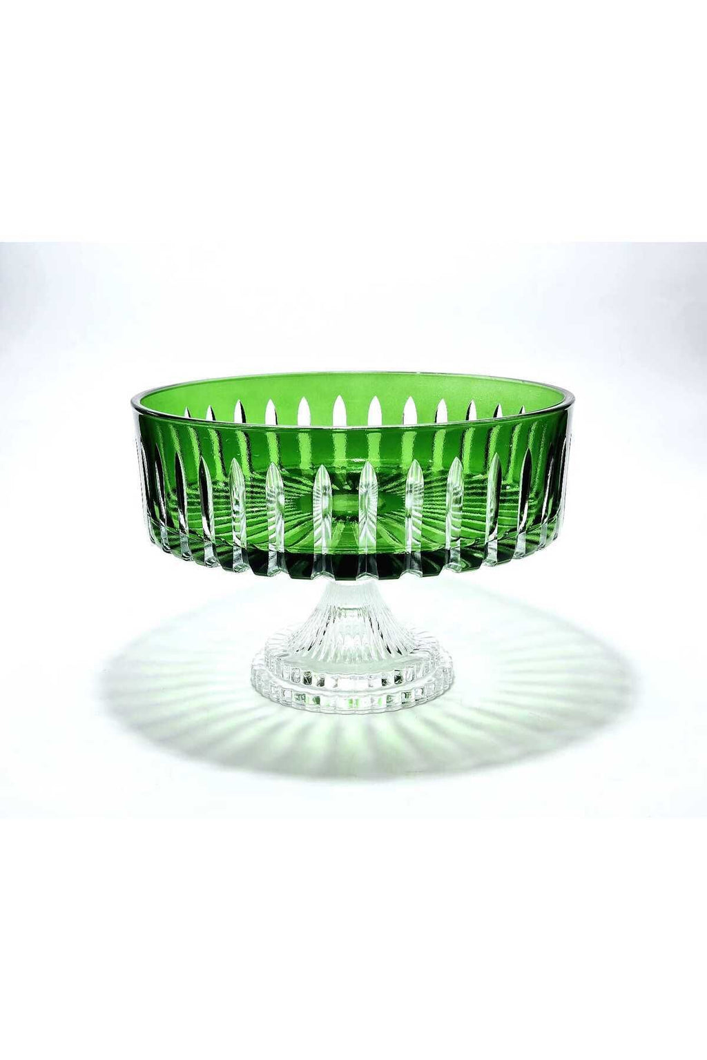 KRİSTAL KESME DEKOR SOFRA KASE SUNUMLUK MEYVELİK 25CM