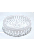 El YapımıKesme Kristal Vertical Desen 28 Cm Dekoratif Sunumluk Sofra Sunum Kasesi