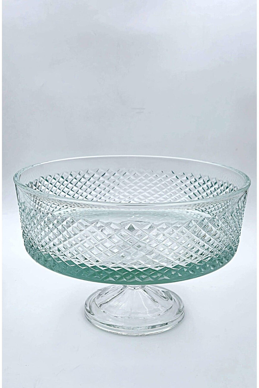 KESME KRİSTAL EL İŞÇİLİĞİ AYAKLI 25 CM KASE KARİZMA