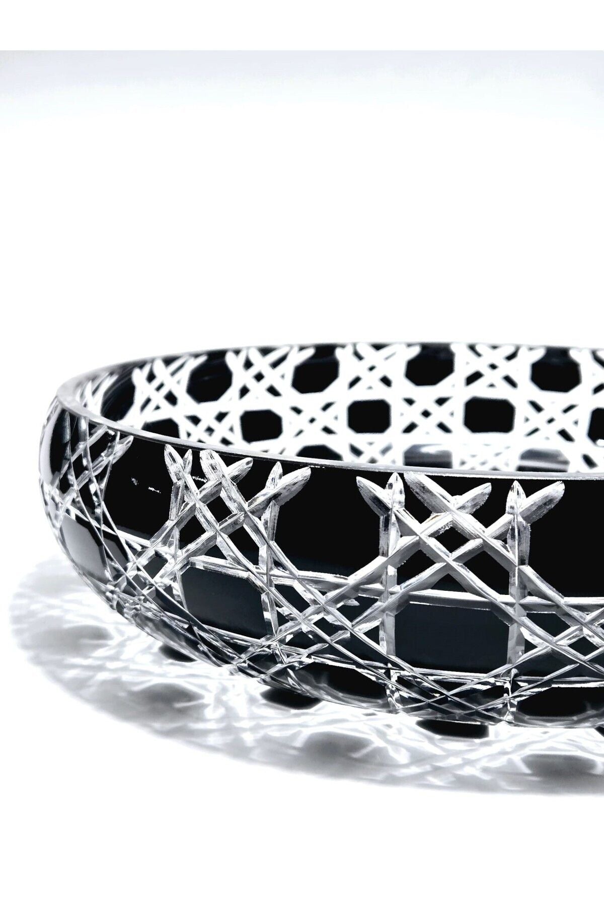 28cmkristal Dekor Petek Sofra Sunum Kasesi