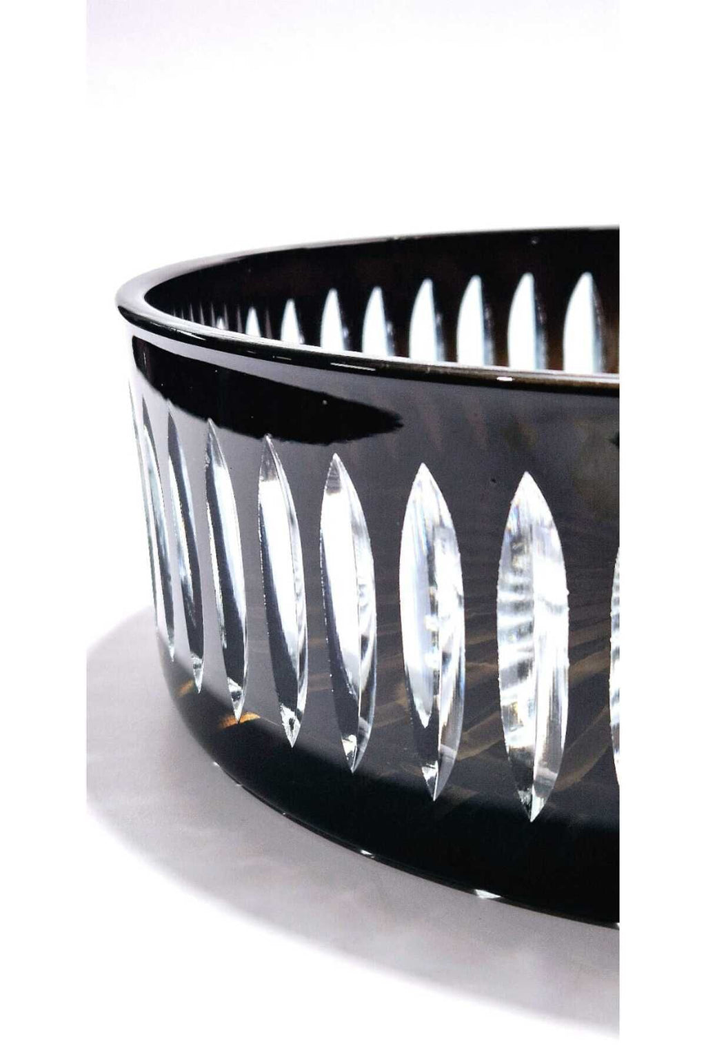 25cm Kristal Kesme Dekor Sofra Kasesi Meyvelik 25cm