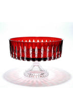 KRİSTAL KESME DEKOR SOFRA KASE SUNUMLUK MEYVELİK 25CM