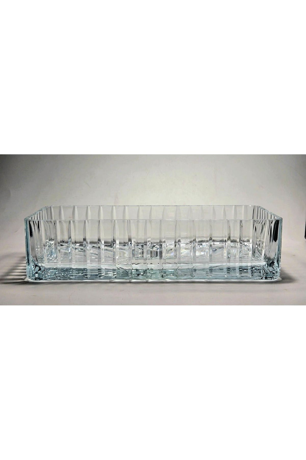 El Yapımı Kristal Vertical Kesim Batom Dekoratif Sunumluk Kase