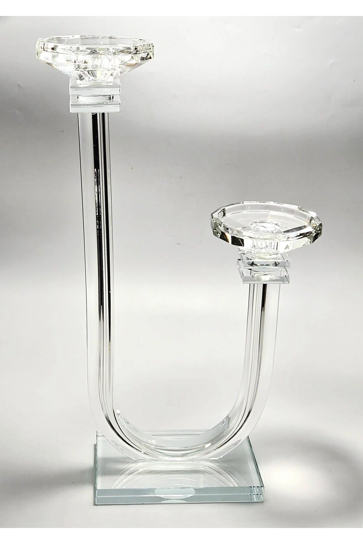 El Yapımı Kristal Dekoratif Lüks Mumluk Şamdan Ürün ikincil görseli