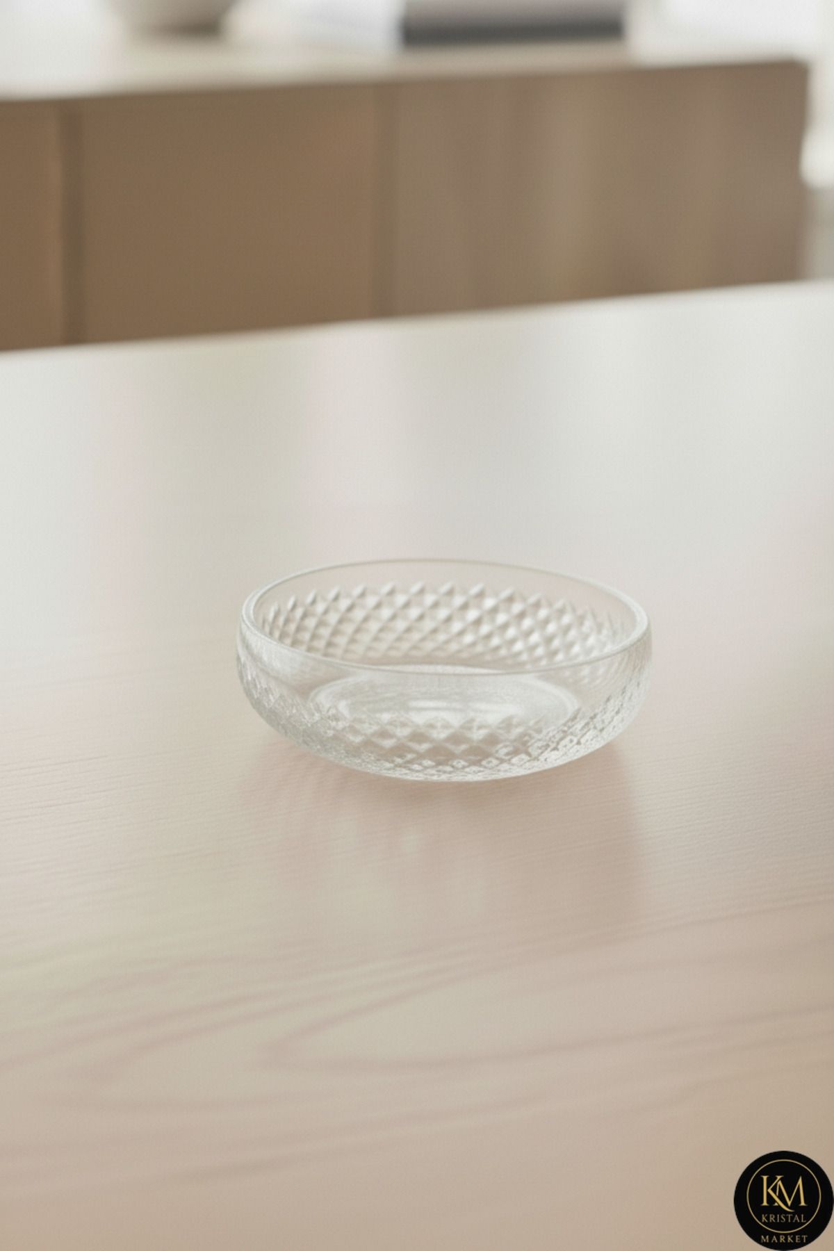 28CM Karizma Meyvelik Sunumluk Lüks Kesme Kristal