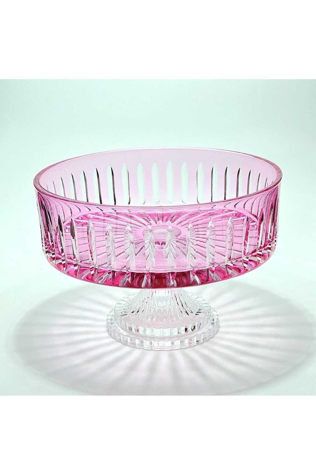 KRİSTAL KESME DEKOR SOFRA KASE SUNUMLUK MEYVELİK 25CM