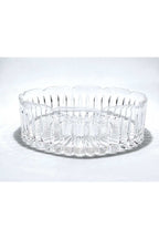 KRİSTAL DEKOR DANTEL KENAR EL İŞÇİLİĞİ CAM SOFRA SUNUM KASESİ