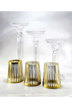 El Yapımı Kristal Dekoratif Mumluk Set 3'lü