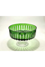 KRİSTAL KESME DEKOR SOFRA KASE SUNUMLUK MEYVELİK 25CM