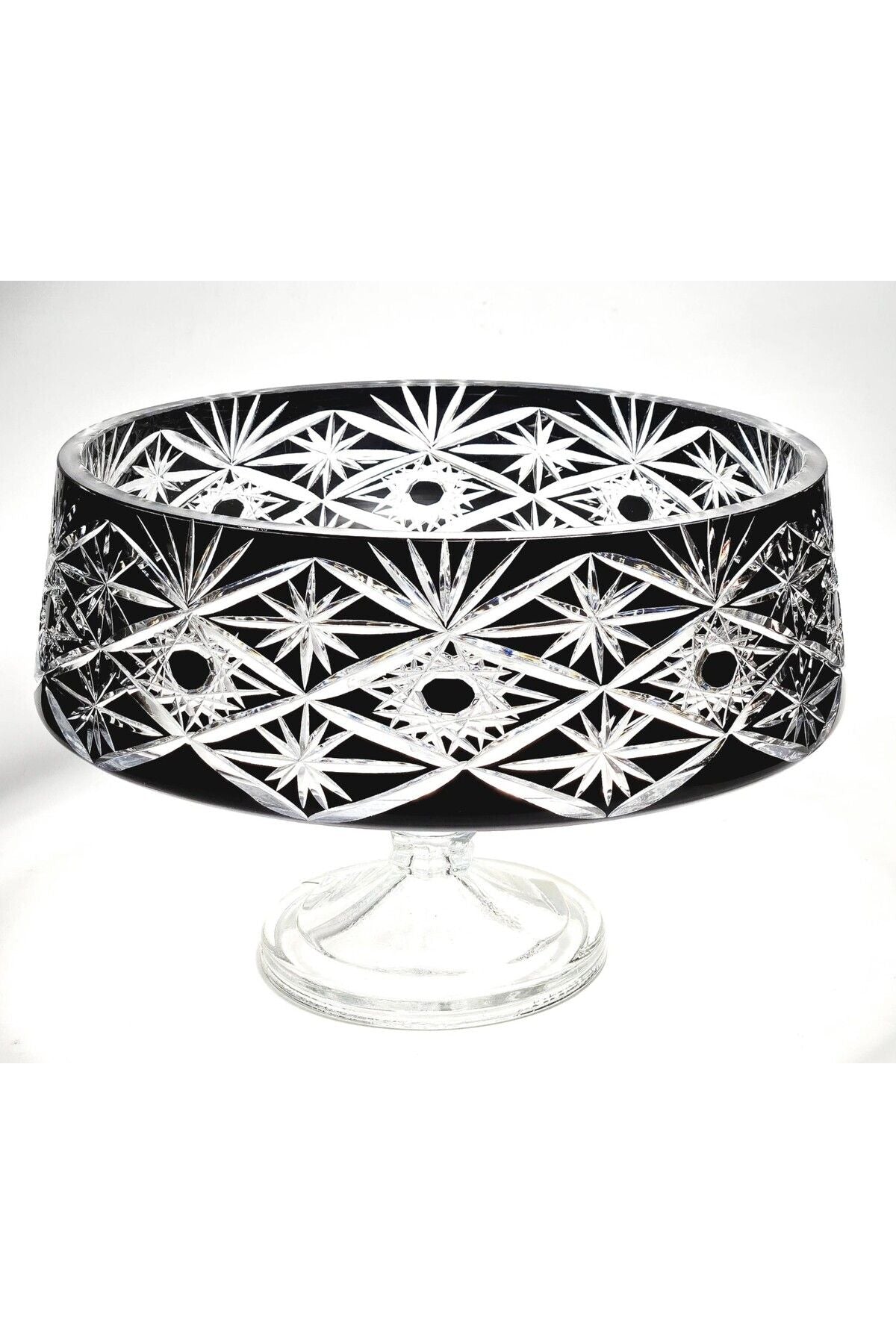 El Yapımı Kristal Avangart Vizyon Merkür Dekoratif Sunumluk Kase