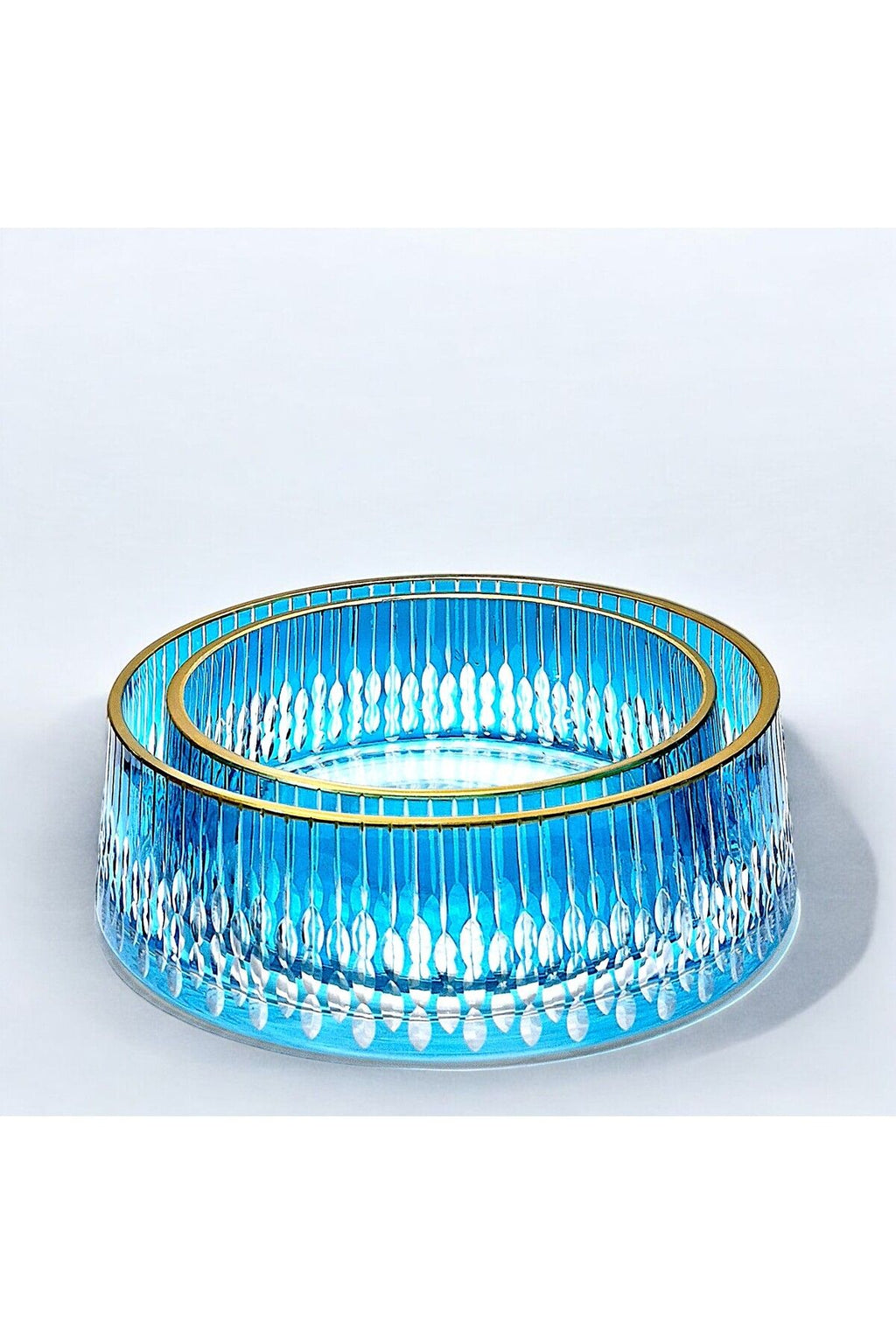 KESME KRİSTAL DEKOR GOLD DETAY 2'Lİ SOFRA KASE