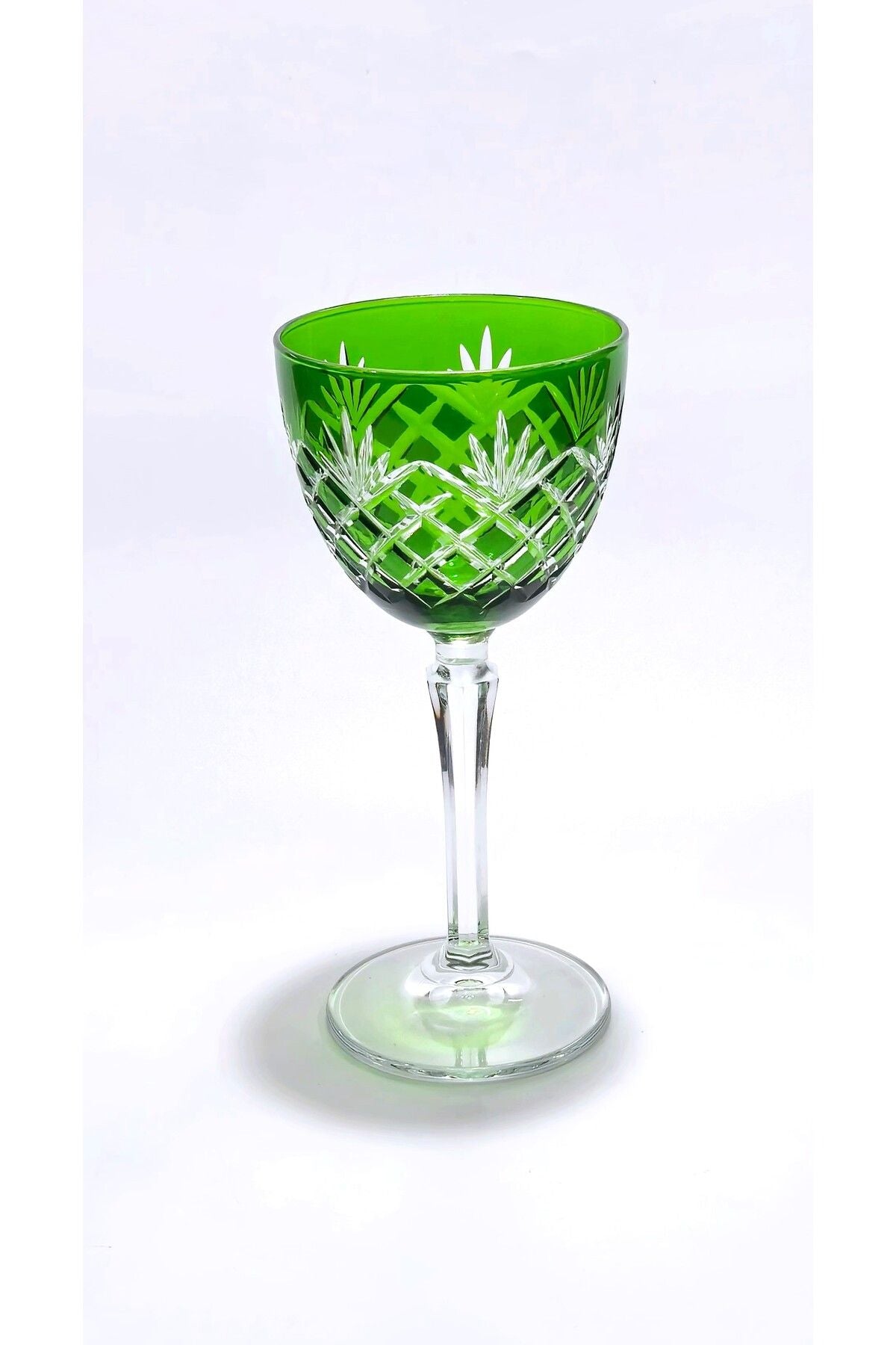 Kristal Ayaklı Püskül Desenli Lüks Kadeh