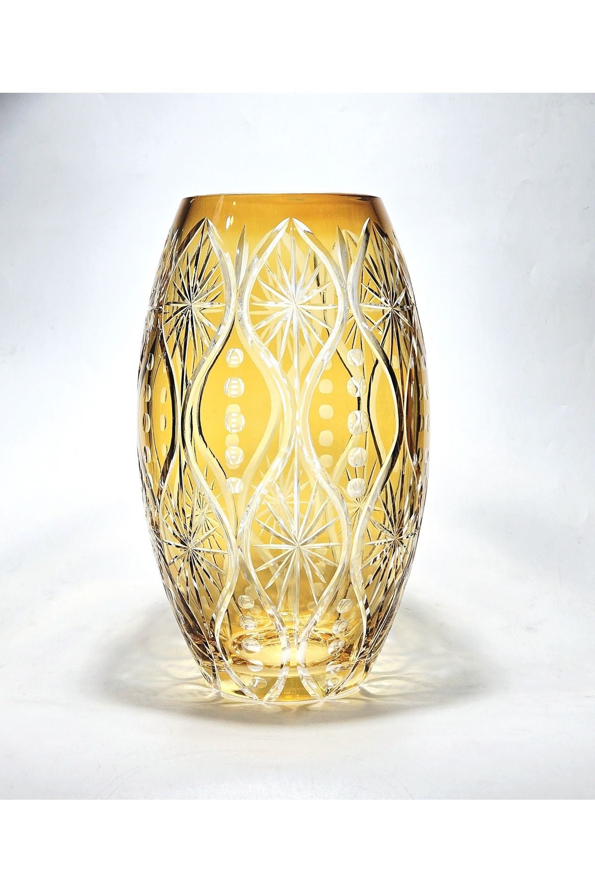 El İşçiliği Özel Tasarım Kesme Kristal Afrodit Desen Vazo Ürün ikincil görseli