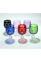 6'lı Bohemia Kristall 150ml Lüks Kahve Yanı Su Bardağı Royal Desen