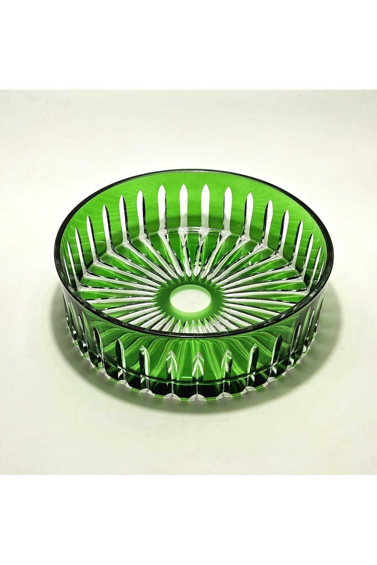 KRİSTAL KESME DEKOR SOFRA KASESİ MEYVELİK 25CM