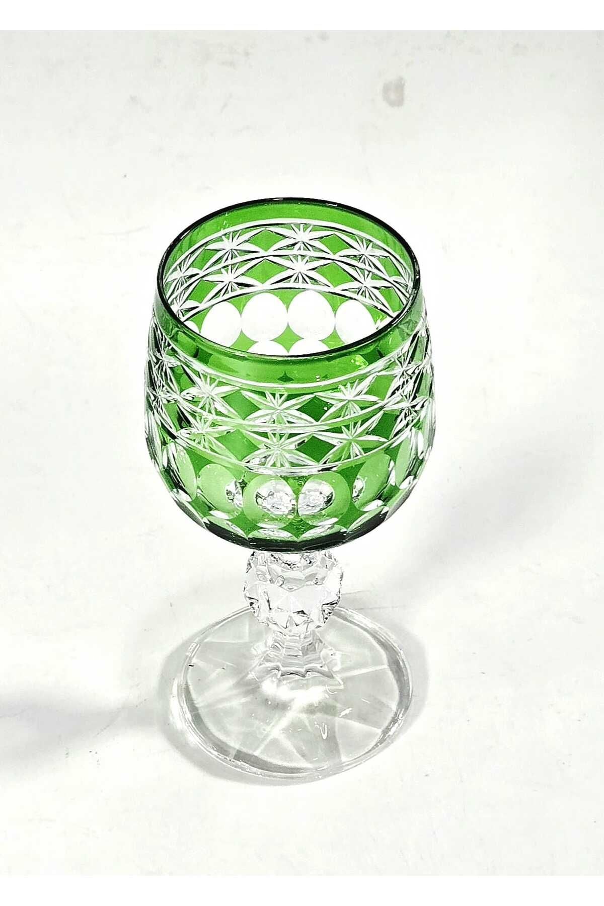 El Yapımı Kristal Haven Desen Bardak