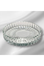 El Yapımı Kristal Vertical Kesim 25 Cm Dekoratif Sunumluk Kase