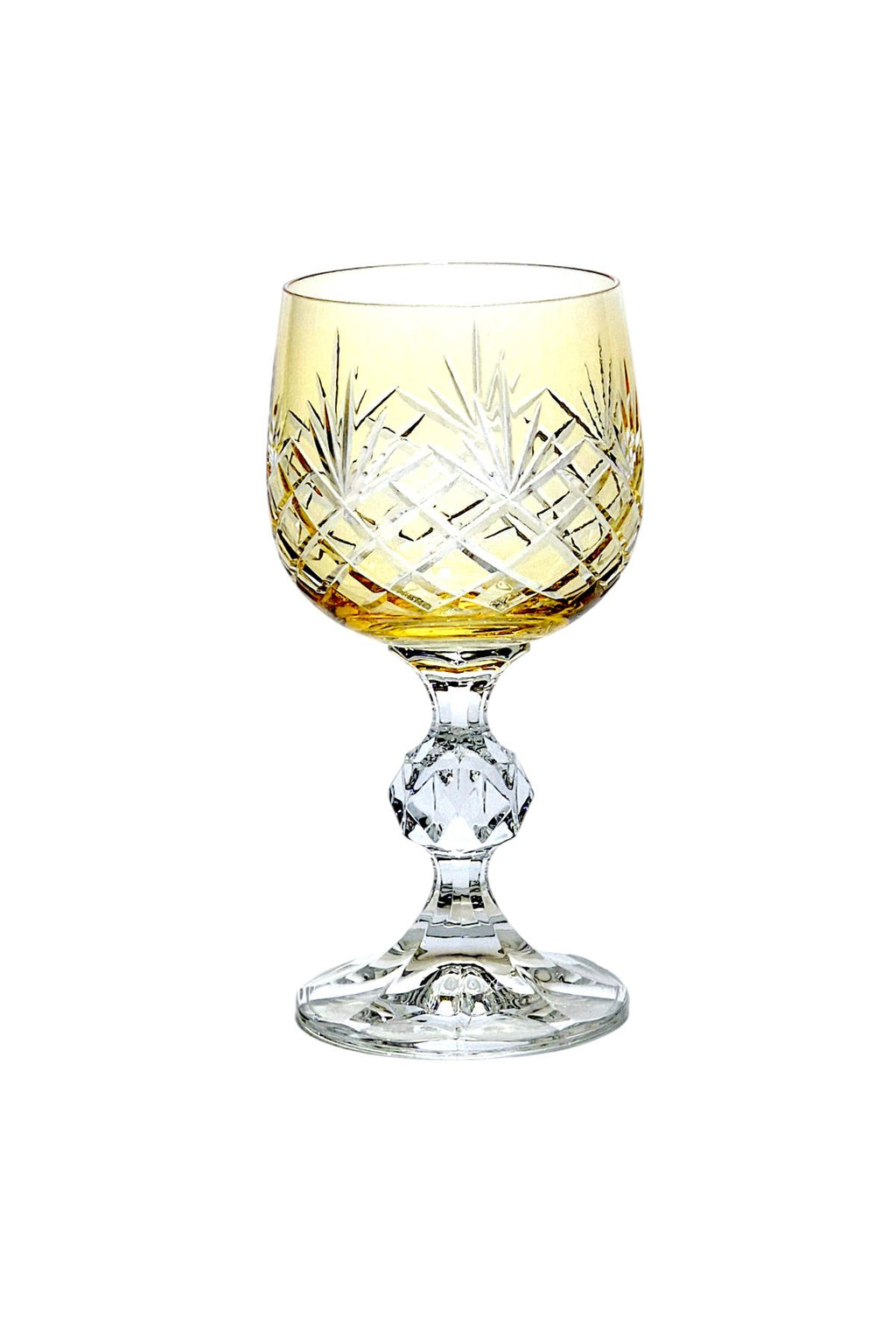 Bohemia Kristal Püskül Desenli Kristal Ayaklvıkahve Yanı Lüks Bardakv150ml