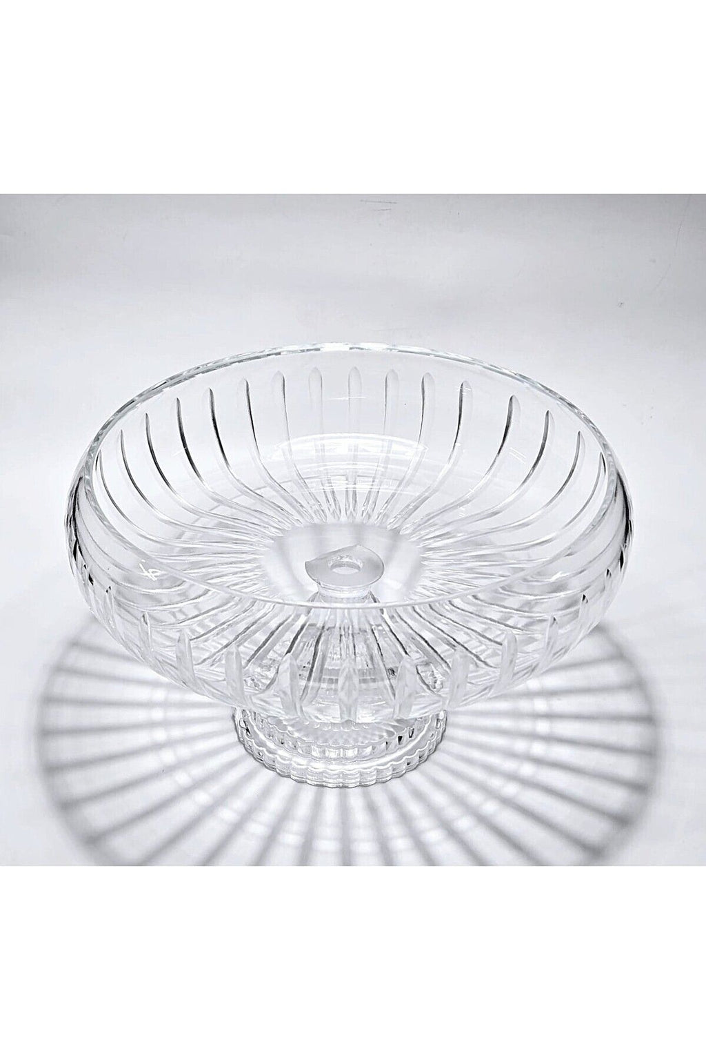 28 Cm Kesme Ayaklı Kristal Kase Vertical