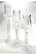 El Yapımı Kristal Dekoratif Mumluk Set 3'lü