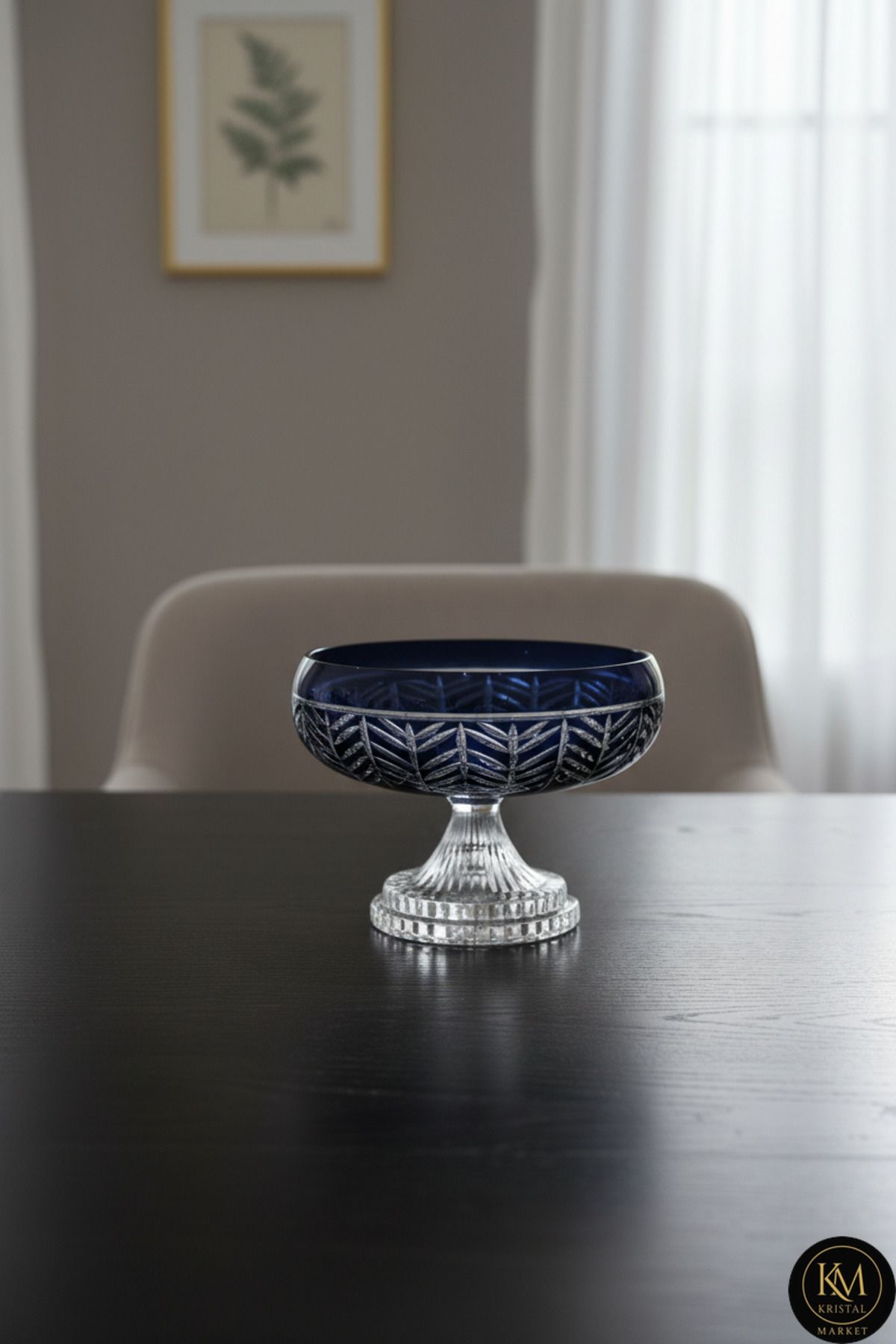 28cm Kristal Dekor Kase Paris Sofra Sunum Kasesi Ürün ana görseli