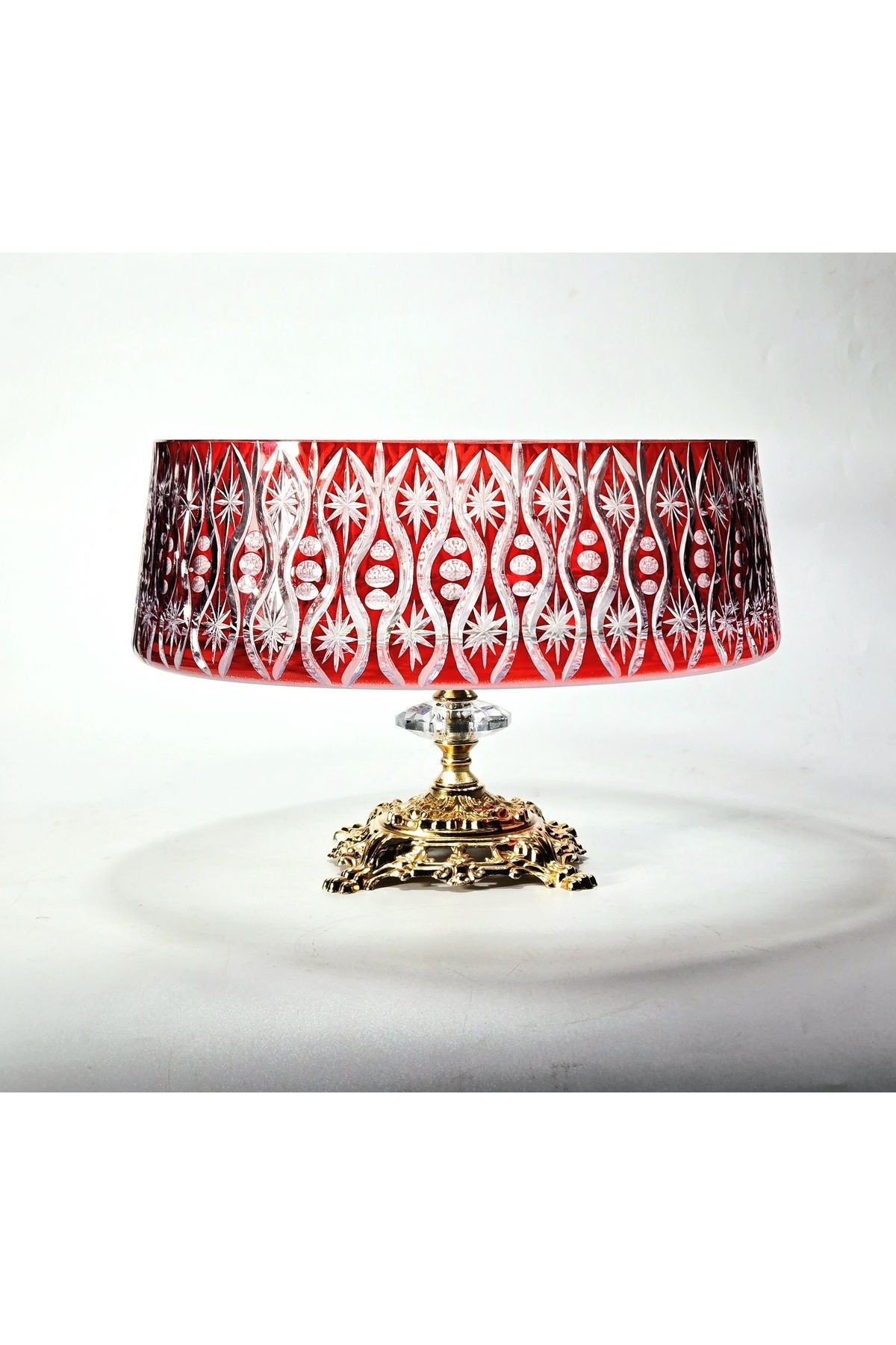 Kesme kristal Simay Desen El İşliği Sunumluk Ayaklı Ürün ana görseli