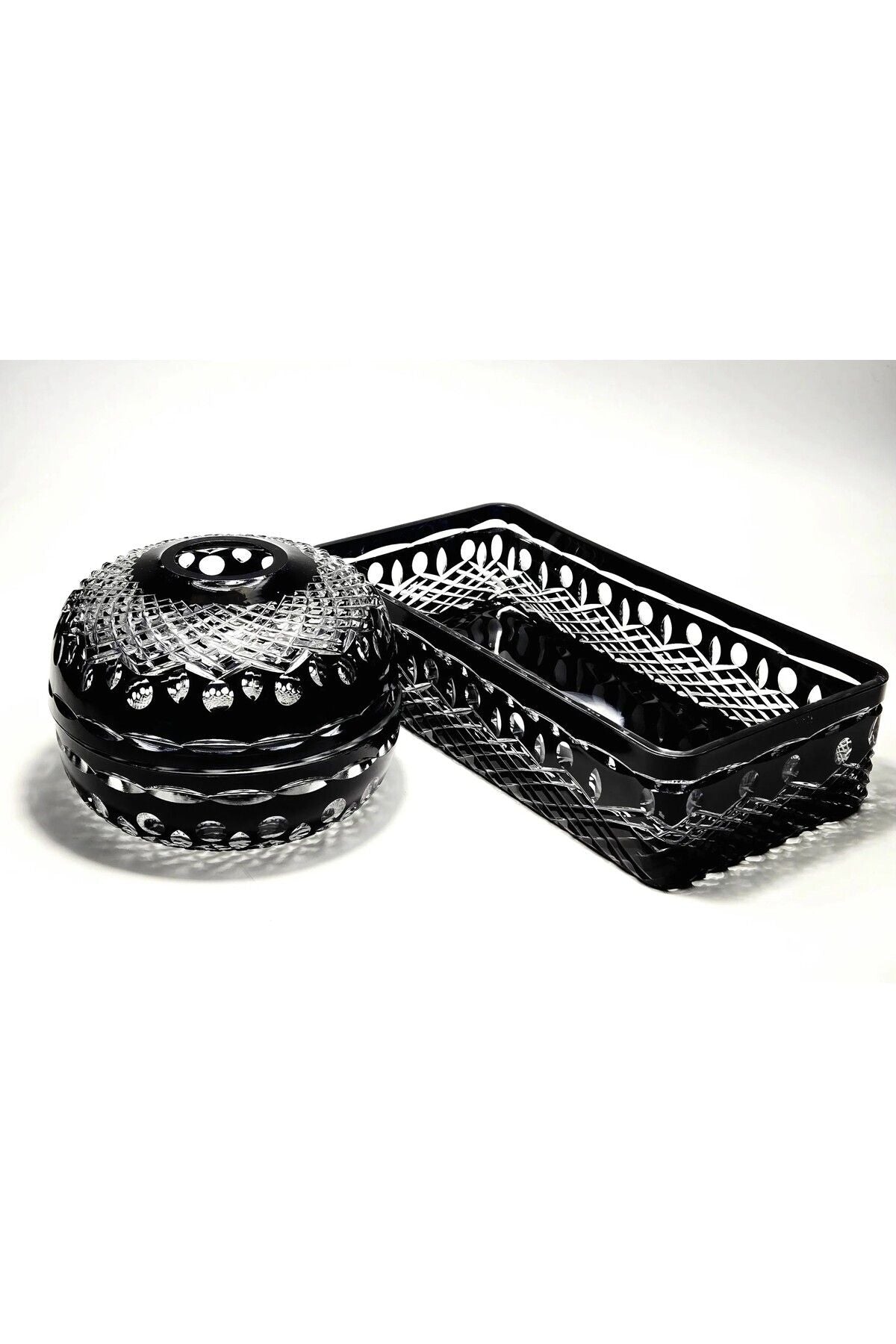 Kristal Dekor 2'li Sofra Seti Ürün ikincil görseli