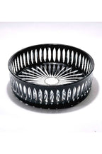 25cm Kristal Kesme Dekor Sofra Kasesi Meyvelik 25cm