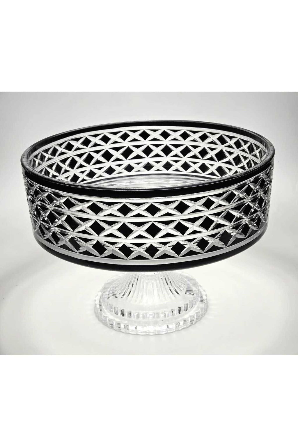 El Yapımı Kristal Bodrum Desen 28 Cm Dekoratif Sunumluk Sofra Sunum Kasesi