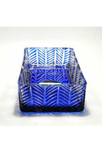 El Yapımı Kristal Paris Desenli Baton Dekoratif Sunumluk Sofra Sunum Kasesi