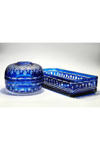 Kristal Dekor 2'li Baton Kase Peçetelik Mumluk