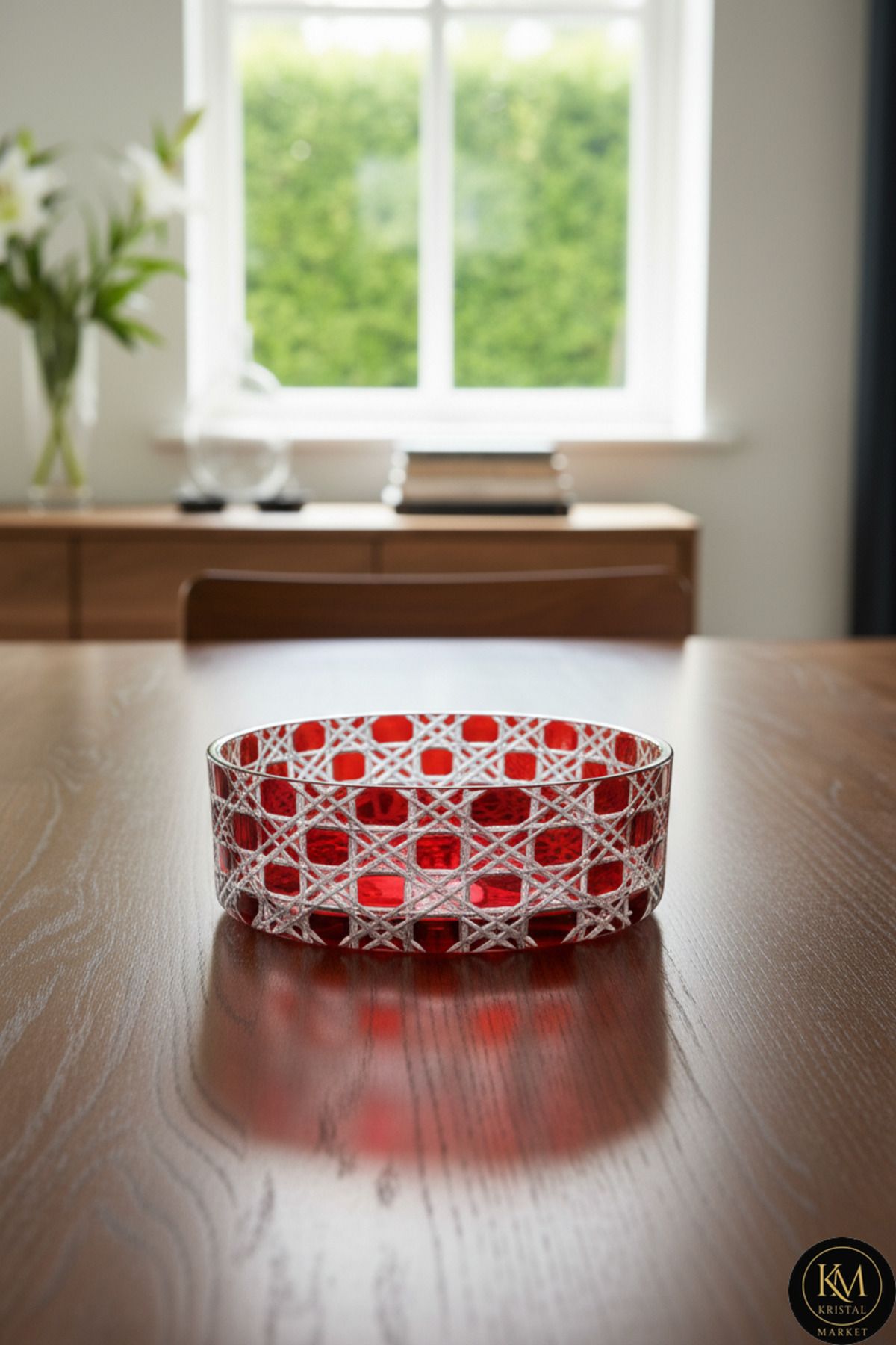 KRİSTAL DEKOR PETEK SOFRA SUNUM KASESİ Ürün ana görseli