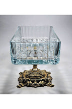 El Yapımı Kristal Vertical Kesim Batom Dekoratif Sunumluk Kase